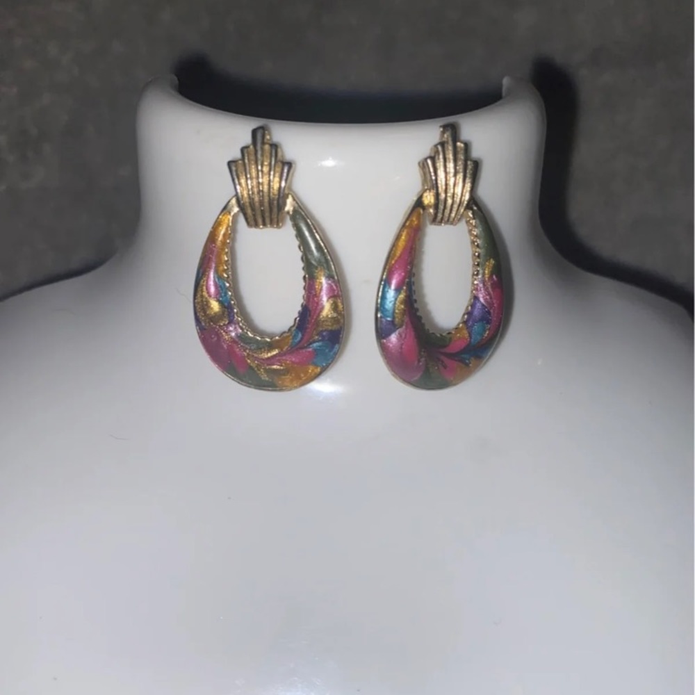 Vintage multicolored earrings